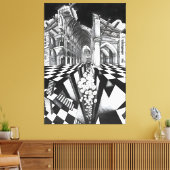 MC Escher art Canvas Afdruk (Insitu (Woonkamer))