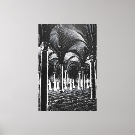 MC Escher art Canvas Afdruk (Voorkant)