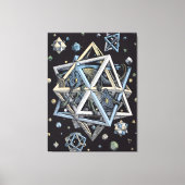 MC Escher art style Canvas Afdruk (Voorkant)