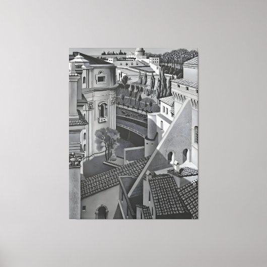 MC Escher-kunst Canvas Afdruk (Voorkant)