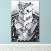 MC Escher-kunst Canvas Afdruk (Insitu (Houten vloer))
