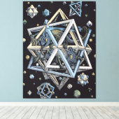 MC Escher-kunststijl Canvas Afdruk (Insitu (Houten vloer))
