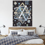 MC Escher-kunststijl Canvas Afdruk (Insitu (Slaapkamer))