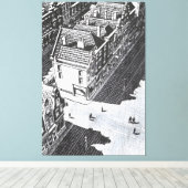 MC Escher kunststijl Canvas Afdruk (Insitu (Houten vloer))