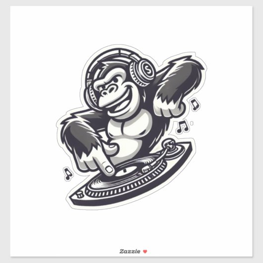 MC Go Rilla Sticker (Vel)
