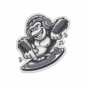 MC Go Rilla Sticker (Voorkant)