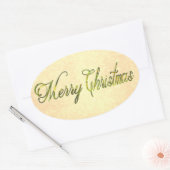 MC Greeting Ovale Sticker (Envelop)