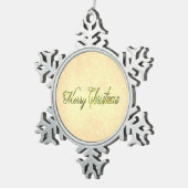 MC Greeting Tin Sneeuwvlok Ornament (Rechts)