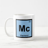 Mc - Mackerel Fish Chemistry Periodic Table Symbol Koffiemok (Links)