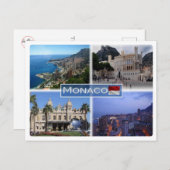 MC Monaco - Montecarlo - Briefkaart (Voorkant / Achterkant)