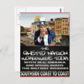 MC Obama's Briefkaart voor getto-natie (Voorkant / Achterkant)