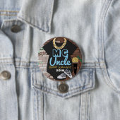 MC oom| Cute Hip Hop Boy Shower Pinback Button (In situ)