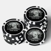 MC van de Kruisers van de middelbare leeftijd de Pokerchips (Opstapeling)