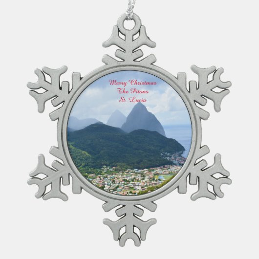 MC van The Pitons St. Lucia ornament (Voorkant)