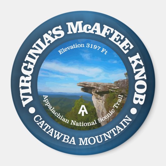McAfee Knob Magneet (Voorkant)