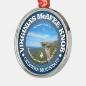 McAfee Knob Metalen Ornament (Links)