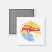 McAfee's Knob Trail Hiking Shirt van Giant Star Magneet (Voorkant / Achterkant)