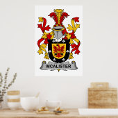 McAlister Family Crest Poster (Keuken)