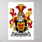 McAlister Family Crest Poster (Voorkant)