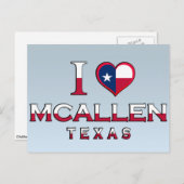 McAllen, Texas Briefkaart (Voorkant / Achterkant)