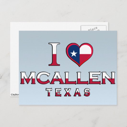 McAllen, Texas Briefkaart (Voorkant / Achterkant)