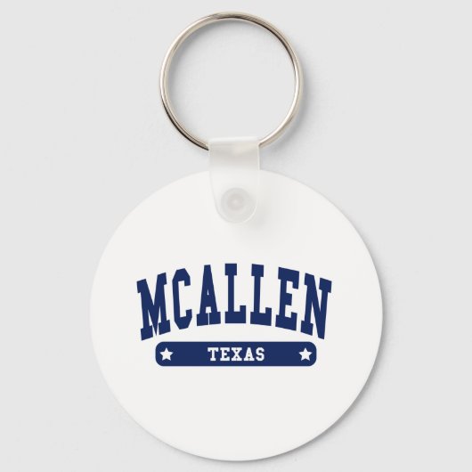 McAllen Texas College Style-T-shirts Sleutelhanger (Voorkant)