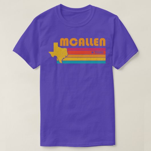 McAllen Texas  Verdrietig Souvenir T-shirt (Design voorkant)