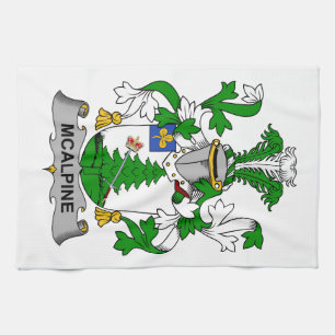 McAlpine Family Crest Theedoek