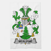 McAlpine Family Crest Theedoek (Verticaal)