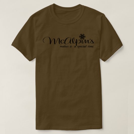 McAlpins warenhuis TShirt (Design voorkant)