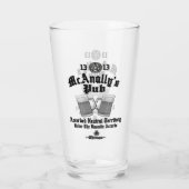 McAnally's Pub Black Logo Glas (Achterkant)