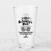 McAnally's Pub Black Logo Glas (Voorkant)