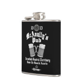 McAnally's Pub Witte Logo Heupfles (Links)