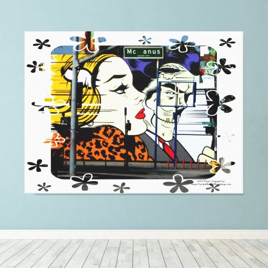 McAnus Street Canvas Afdruk (Insitu (Houten vloer))