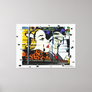 McAnus Street Canvas Afdruk