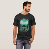 Mcarthur Burney Falls State Park CA Camping T-shirt (Voorkant volledig)