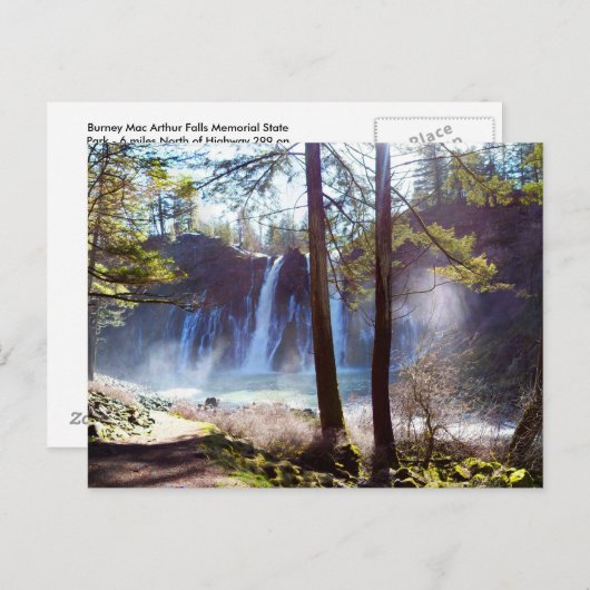 McArthur-Burney Herfsten Memorial State Park Briefkaart (Voorkant / Achterkant)