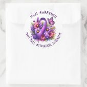 MCAS Mast Cell Activation Syndrome Awareness Ronde Sticker (Tas)