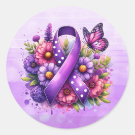 MCAS Mast Cell Activation Syndrome Awareness Ronde Sticker