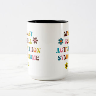 MCAS mestcelactivatiesyndroom koffie-mok Tweekleurige Koffiemok