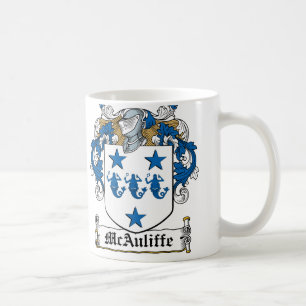 McAuliffe Family Crest Koffiemok