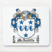 McAuliffe Family Crest Muismat (Voorkant)
