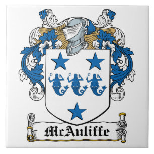 McAuliffe Family Crest Tegeltje
