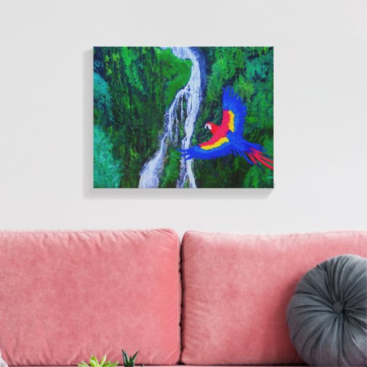 mcaw water canvas afdruk (Insitu (Woonkamer))