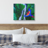 mcaw water canvas afdruk (Insitu (Slaapkamer))