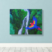 mcaw water canvas afdruk (Insitu (Houten vloer))