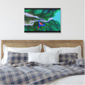 mcaw water canvas afdruk (Insitu (Slaapkamer))