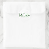 Mcbaby Ronde Sticker (Tas)