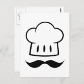 MCBHM CARTOON GRAPHIC LOGO MASTER CHEF PET BAKER B BRIEFKAART (Voorkant / Achterkant)