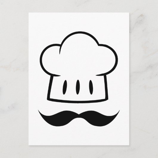 MCBHM CARTOON GRAPHIC LOGO MASTER CHEF PET BAKER B BRIEFKAART (Voorkant)